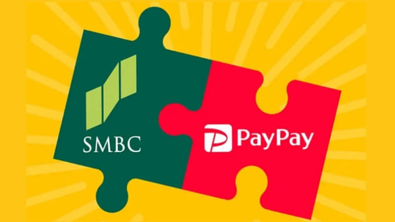 A puzzle image showing the great compatibility between SMBC and PayPay, compensating for the weakness that the "Sumitomo Mitsui Card return rate is bad."